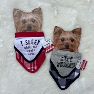 NWT Bundle Dog Bandanas for small dogs